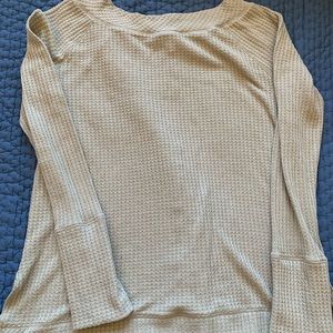 Anthropologie thermal long sleeve shirt
